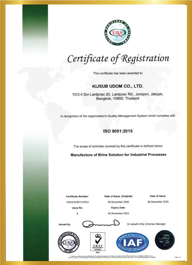 ISO 9001:2015 Certificate